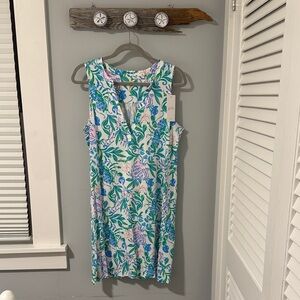 NWT Lilly Pulitzer Dev Dress Resort White Just A Pinch Women’s M